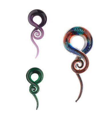 kolczyki spirale